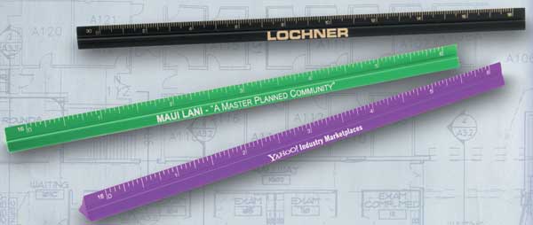 Architectural Scale 2 Pack 6 Inch Ruler Pocket Size 6 Pen- Scale Ruler Mr 